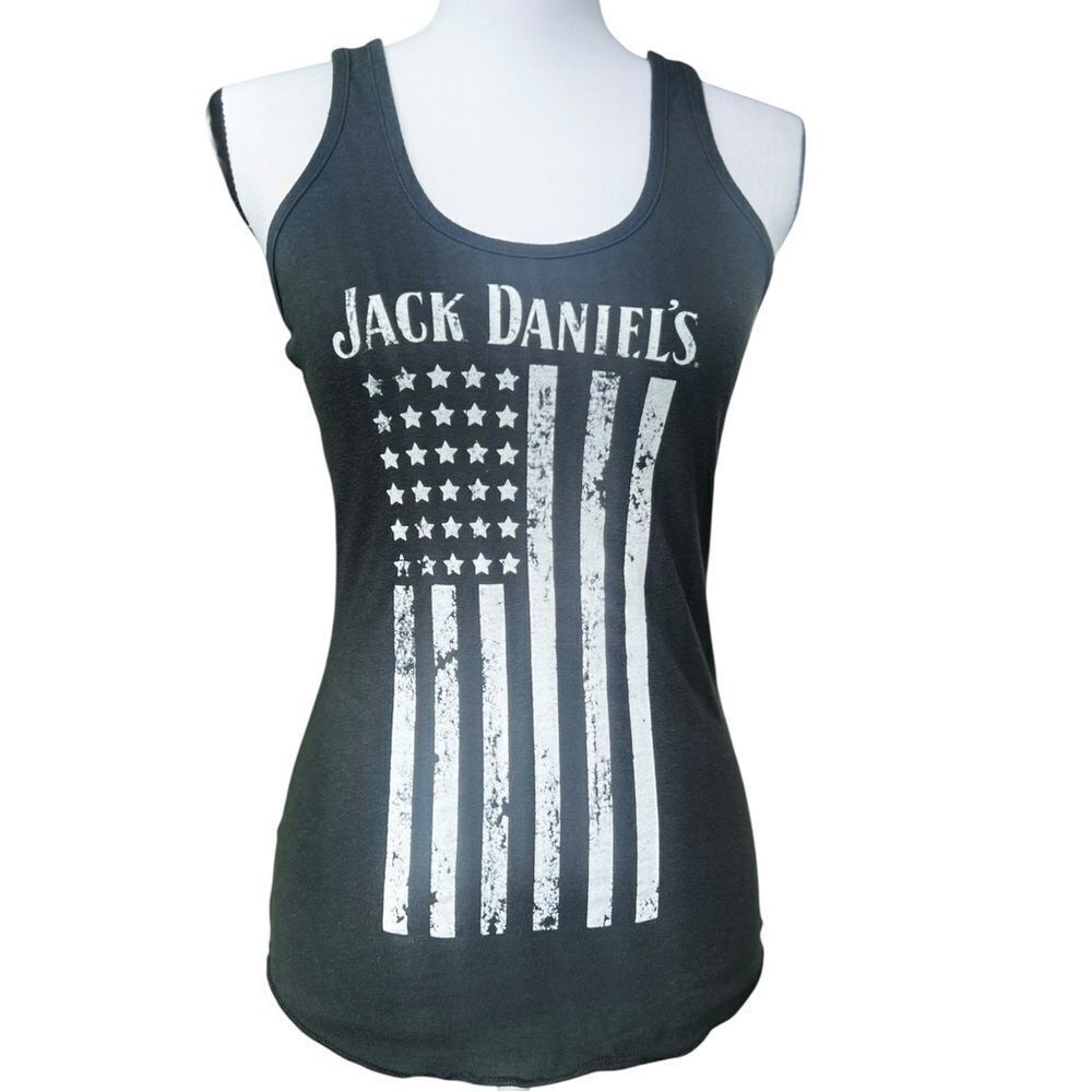 Jack Daniels American Flag Tank Top